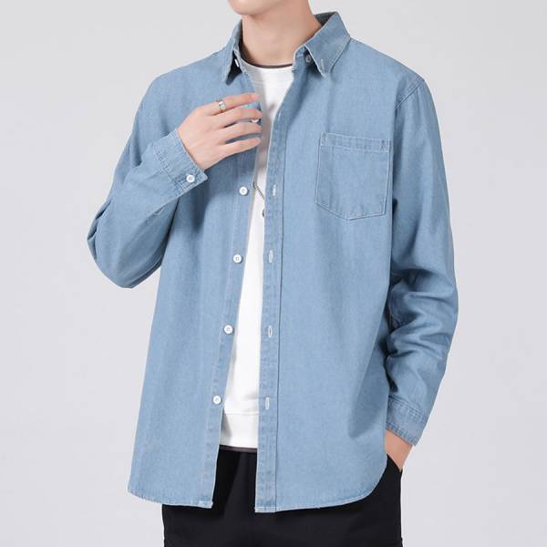 清淞休閒牛仔薄外套 - 3配色 幕峰,班服,團服,外套,褲子,襯衫,男裝,牛仔褲,網路購物,購物