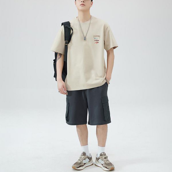 釣悠印花休閒短袖 - 2配色 幕峰,班服,團服,外套,褲子,襯衫,男裝,牛仔褲,網路購物,購物