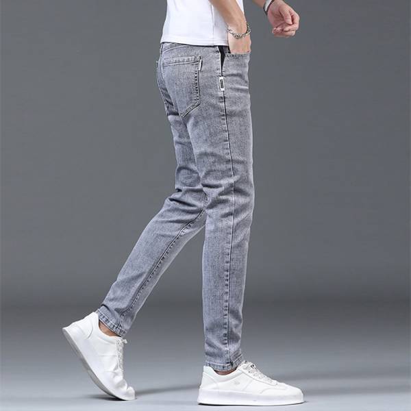 雪城彈力牛仔長褲 - 1配色 幕峰,Mufeng,牛仔,流行,上衣,褲子,外套,穿搭,印花,服飾