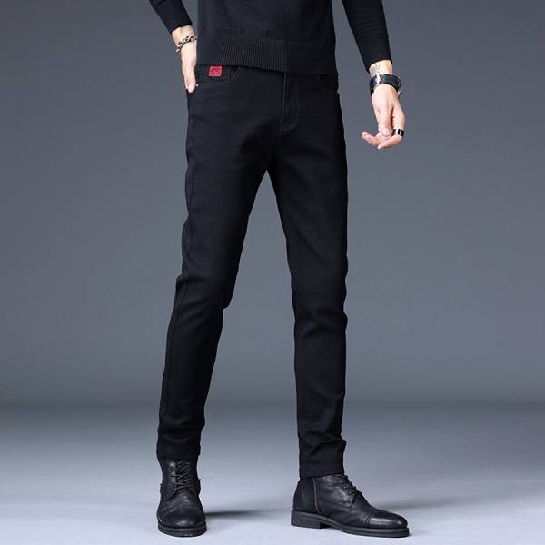 赤緻修身彈力牛仔長褲 - 1配色 幕峰,班服,團服,外套,褲子,襯衫,男裝,牛仔褲,網路購物,購物