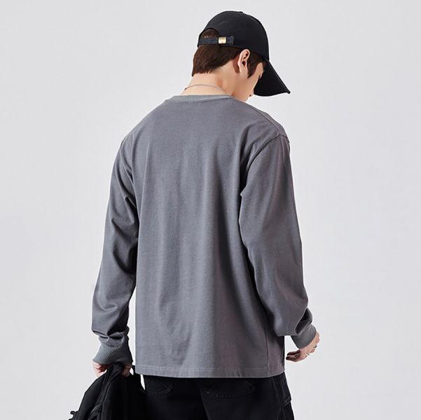潤倪圓領休閒長袖 - 1配色 幕峰,班服,團服,外套,褲子,襯衫,男裝,牛仔褲,網路購物,購物