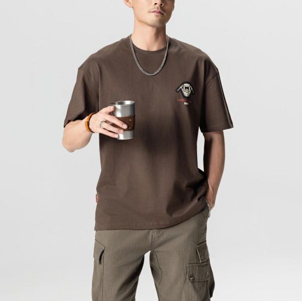 科斯印花休閒短袖 - 4配色 幕峰,班服,團服,外套,褲子,襯衫,男裝,牛仔褲,網路購物,購物