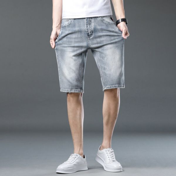 塵翼重磅彈力休閒牛仔短褲 - 1配色 幕峰,男裝,牛仔褲,襯衫,外套,特賣會,褲子,網路購物,購物,活動