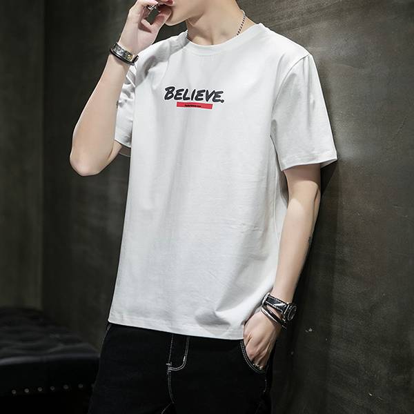 相信短袖 - 4配色 幕峰,Mufeng,優惠,流行,街頭,免運,平價,穿搭,印花,年輕