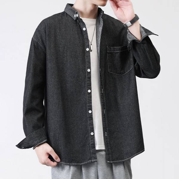 清淞休閒牛仔薄外套 - 3配色 幕峰,班服,團服,外套,褲子,襯衫,男裝,牛仔褲,網路購物,購物