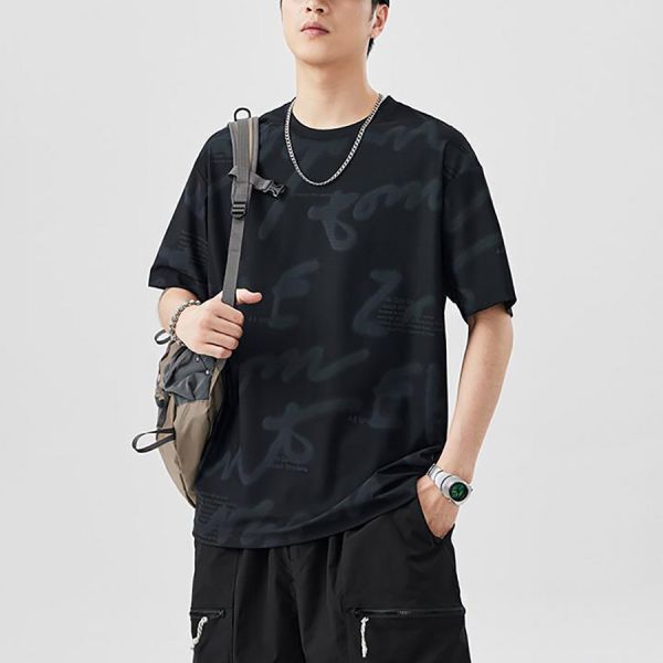 逸悠潮流印花短袖 - 1配色 幕峰,班服,團服,外套,褲子,襯衫,男裝,牛仔褲,網路購物,購物