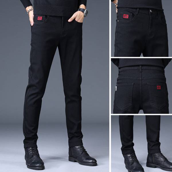 赤緻修身彈力牛仔長褲 - 1配色 幕峰,班服,團服,外套,褲子,襯衫,男裝,牛仔褲,網路購物,購物