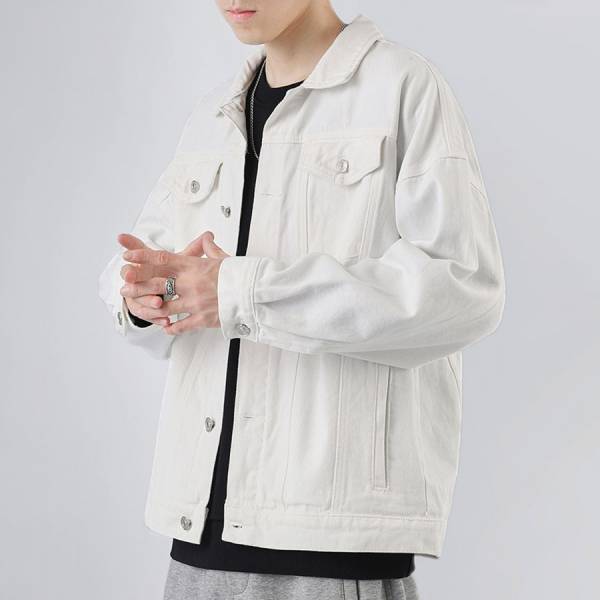 銀七牛仔外套 - 2配色 幕峰,班服,團服,流行,免運,穿搭,男裝,品牌,網購