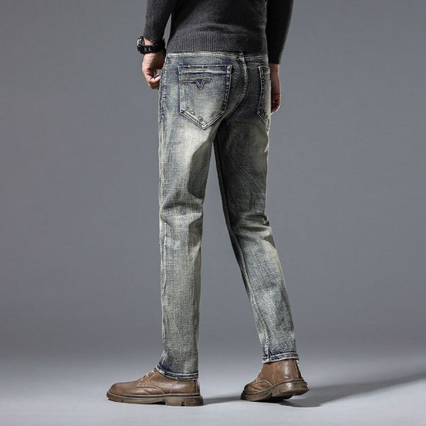 安茲彈力修身破洞小直筒牛仔長褲 - 1配色 幕峰,男裝,牛仔褲,襯衫,外套,特賣會,褲子,網路購物,購物,活動