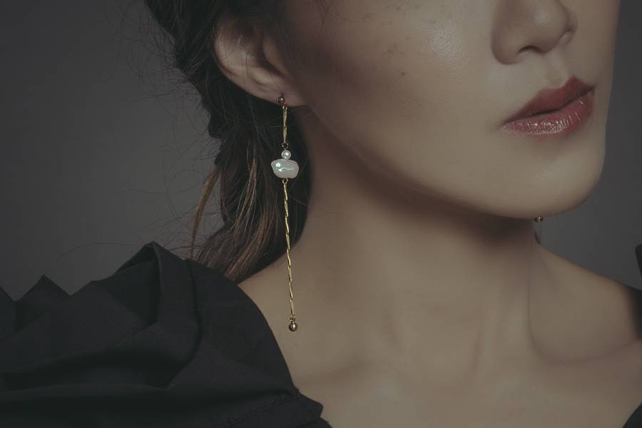 Hydromancy Series- Drizzle earrings*3 colours  天然珍珠 迷你珍珠 變形珍珠 長耳環