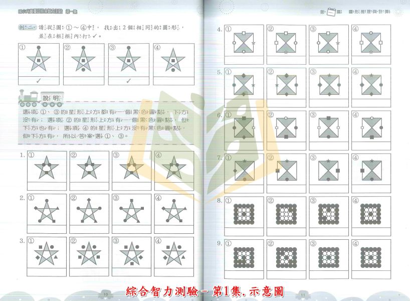 前程國小 升國小資優班 綜合智力測驗 1~6集 附解答【升國小資優班教材】 前程國小升小資優班, 綜合智力測驗1~6集, 升國小教材, 資優班考試, 智力測驗題庫, 圖形推理, 數學計算, 生活推理, 國語智力測驗, 自然常識