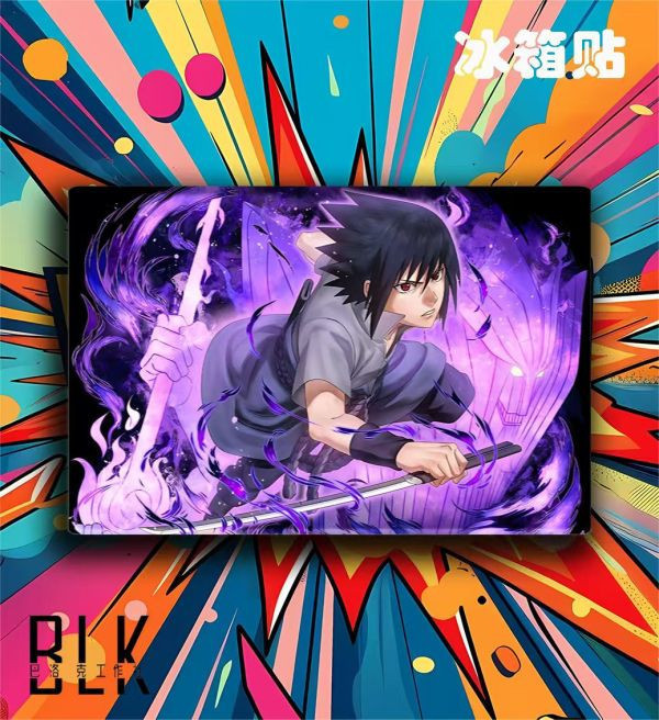 【海外代購】巴洛克 須佐佐助宇智波寫輪眼火影忍者裝飾畫/冰箱貼 