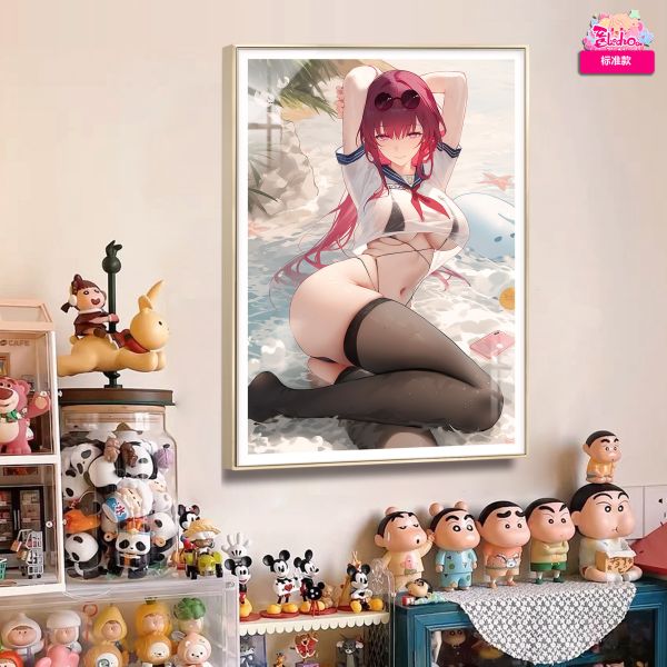 【海外代購】阿喵畫社 海風吹吹 卡芙卡 8k超大超清裝飾畫 