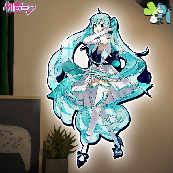 【海外代購】阿喵畫社 初音未來 超長高清燈帶畫 