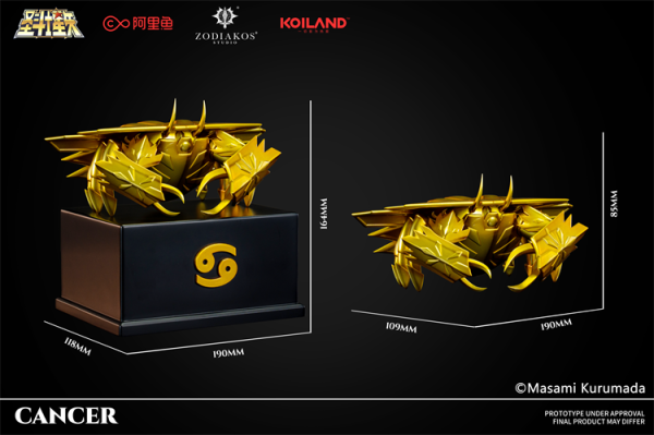 【預定】Zodiakos 鑄刻 黃金聖鬥士巨蟹座聖衣 