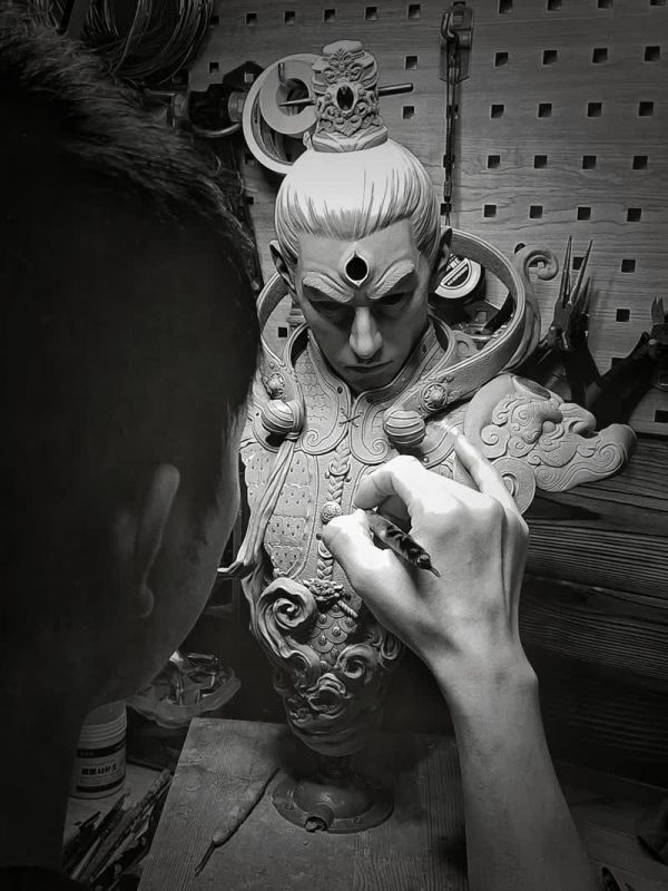 【預定】野鴿 神話胸像系列第三彈 二郎真君 