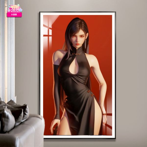 【海外代購】阿喵畫社 女明星 蒂法 8k超清裝飾畫 滑鼠墊 床頭地墊 