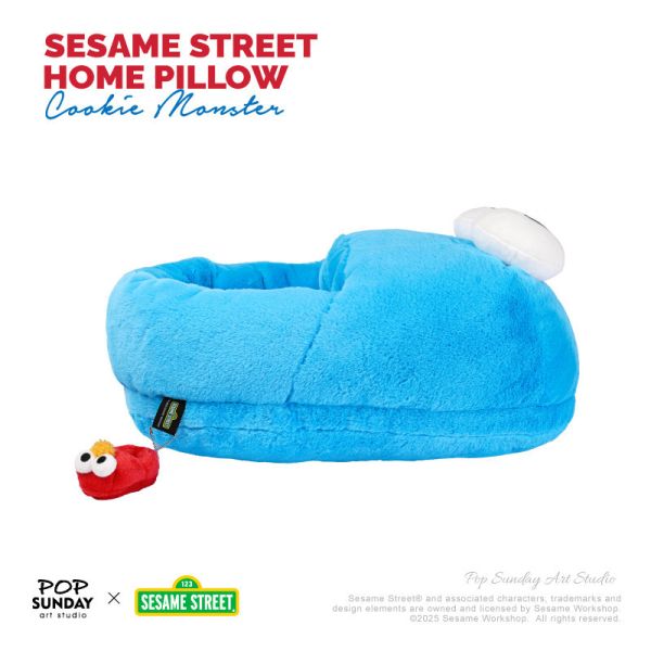 【海外代購】POPSUNDAY 流行週日 芝麻街 芝麻街居家抱枕 