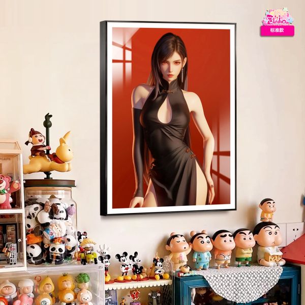 【海外代購】阿喵畫社 女明星 蒂法 8k超清裝飾畫 滑鼠墊 床頭地墊 