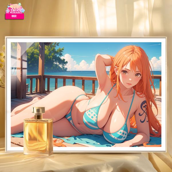 【海外代購】阿喵畫社 海景風情 娜美 8k橫版超清裝飾畫 