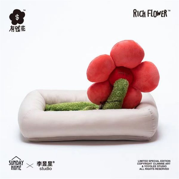 【海外代購】【65CM】SUNDAY HOME Linnne 李昱昱 RICH FLOWER 有錢窩01 