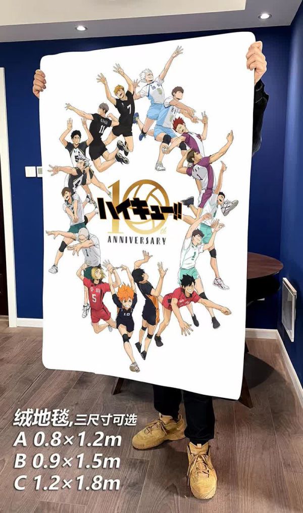 【海外代購】千鳥社 排球少年10週年 日向翔陽影山飛雄 裝飾畫 