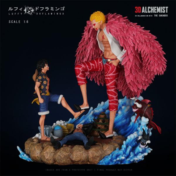 【海外代購】【51.3CM】3DA工作室 明哥vs路飛 