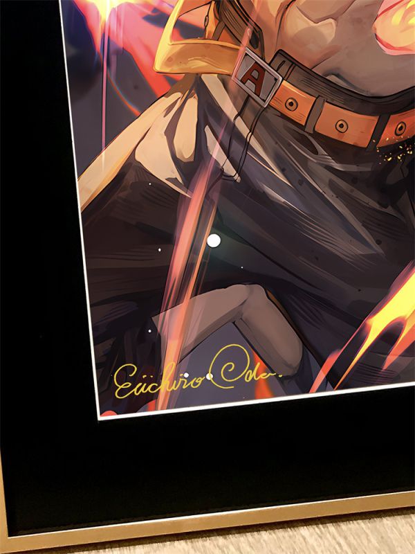 【海外代購】星空 艾斯 火拳燒燒果實 裝飾畫 