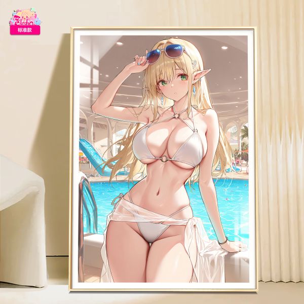 【海外代購】阿喵畫社 海景風情 蒂德莉特 8k超大高清裝飾畫 午睡毛毯 書桌掛毯 