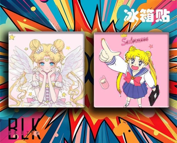 【海外代購巴洛克 水兵月美少女戰士裝飾畫/冰箱貼 