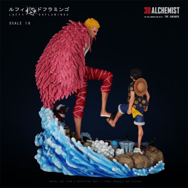 【海外代購】【51.3CM】3DA工作室 明哥vs路飛 