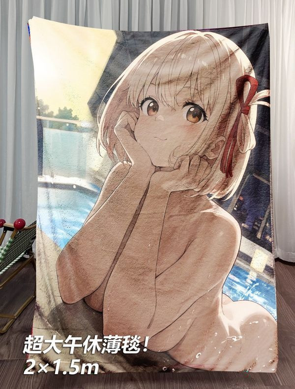 【海外代購】千鳥社 《錦木千束泳池》莉可麗絲Lycoris Recoil午睡毯地毯裝飾畫 