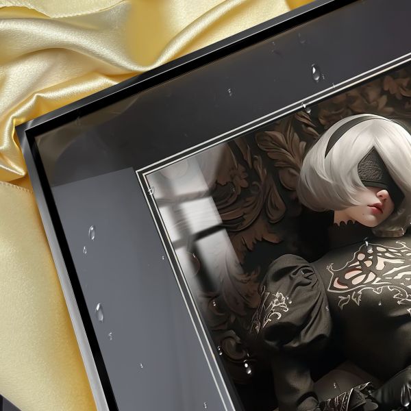 【海外代購】阿喵畫社 機械式尼爾紀元 睡美人 2b 8k超清精裱畫 