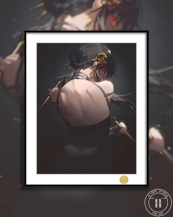 【海外代購】H2 《殺手約爾》間諜過家家阿尼亞約爾福傑黃昏裝飾畫 