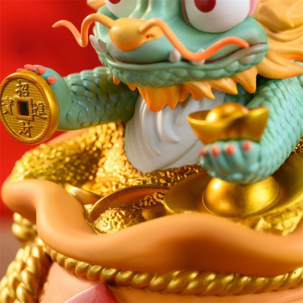 【海外代購】錦盒製物 招財祈福龍大吉 