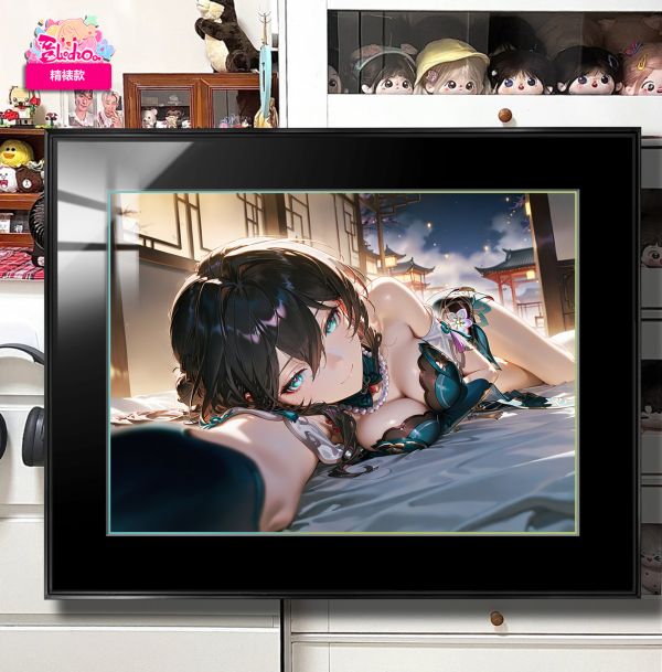 【海外代購】阿喵畫社 阮梅 展館級8k超清精裱畫 滑鼠墊 