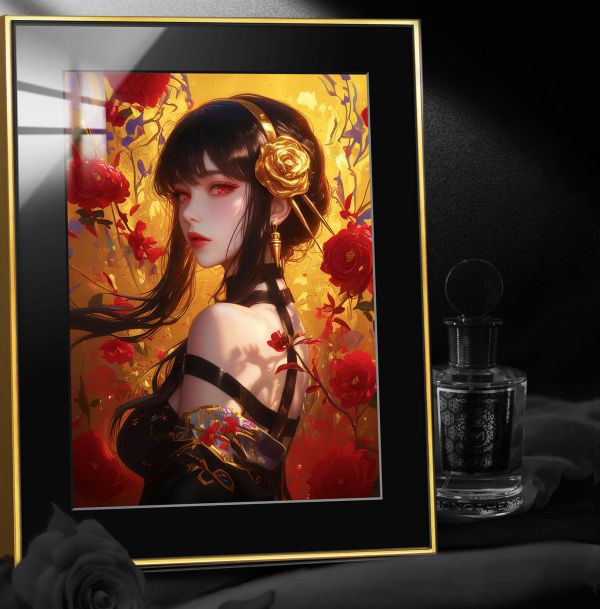 【海外代購】阿喵畫社 殺手 約兒夫人 展館級8k超清精裱畫 