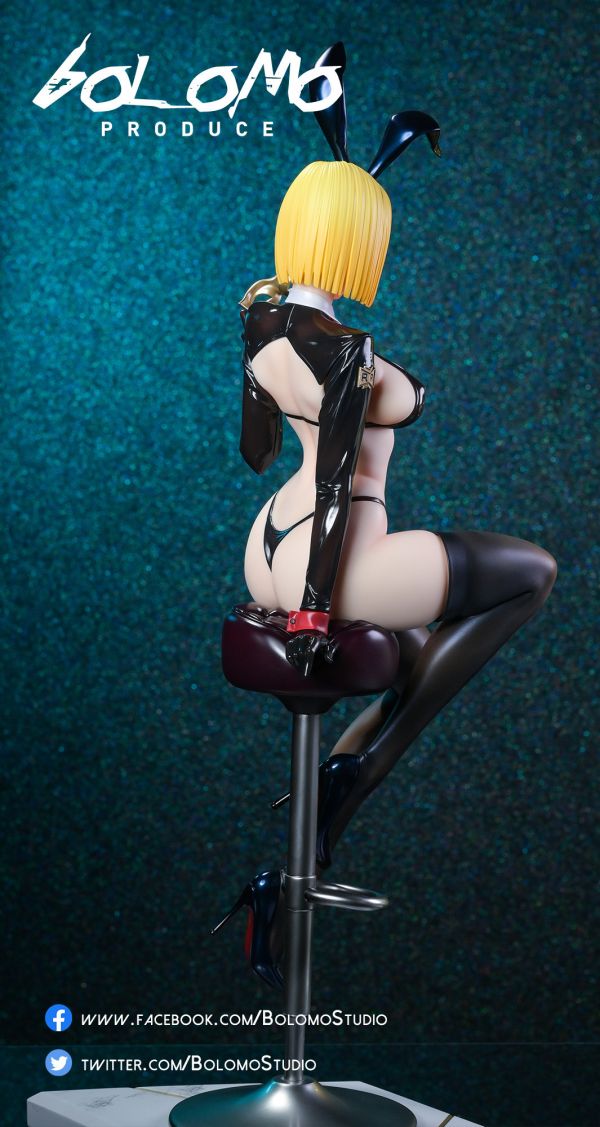 【海外現貨-R18女雕】Bolomo 1/4人造人18號性感酒吧兔女郎 附裸身 