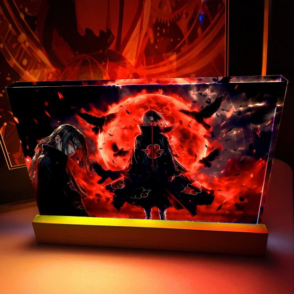 【海外代購】阿喵畫社 血月鼬影發光 23cm大號特效發光手辦架展示磚 