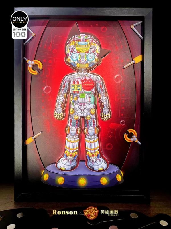 【海外代購】神秘畫廊 Ronson 機械可拆立體畫oo1 阿童木 