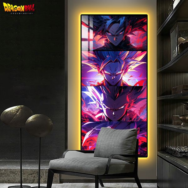 【海外代購】阿喵畫社 七龍珠 床頭超長燈帶畫 