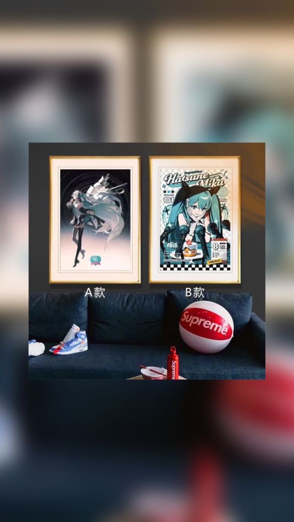 【海外代購】千鳥社 初音未來16歲生日miku公主殿下裝飾畫01 