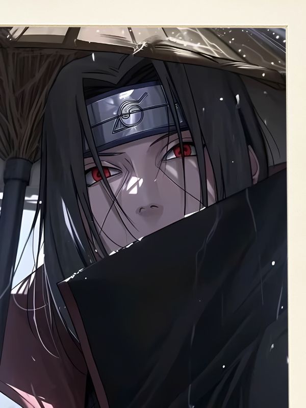 【海外代購】星空 《雨夜鼬》宇智波鼬曉血輪眼暗部火影忍者NARUTO動畫裝飾畫 