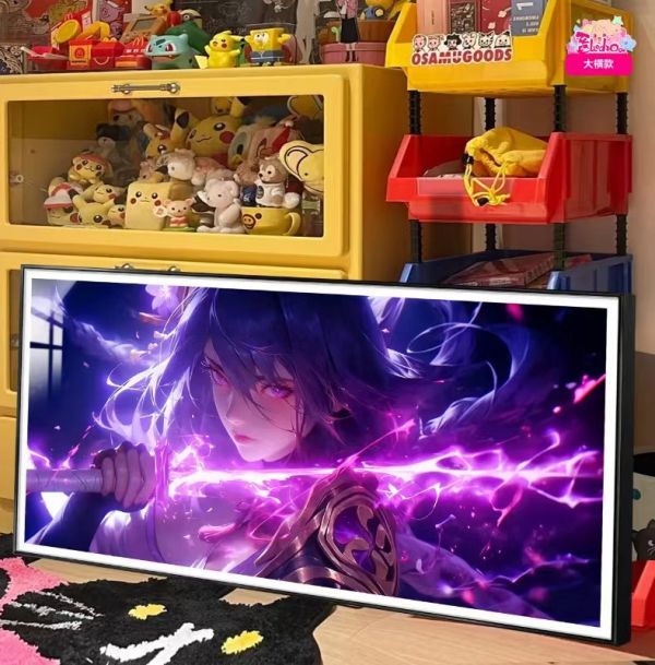 【海外代購】阿喵畫社 絕息 雷電將軍 大橫款超清裝飾畫 