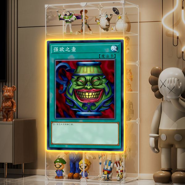 【海外代購】阿喵畫社 黑魔導女孩 超大常亮裝飾燈帶畫 