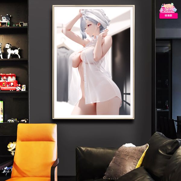 【海外代購】阿喵畫社 原神 浴 申鶴 8k超大高清裝飾畫 