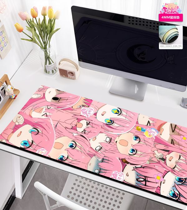 【海外代購】阿喵畫社 孤獨搖滾 波奇醬 後藤一里 超清裝飾畫 滑鼠墊 床頭地墊 