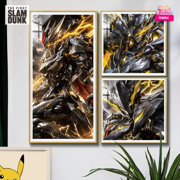 【海外代購】阿喵畫社 降臨 雷霆領主 超清裝飾畫 