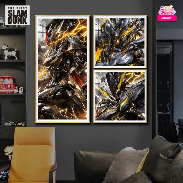 【海外代購】阿喵畫社 降臨 雷霆領主 超清裝飾畫 