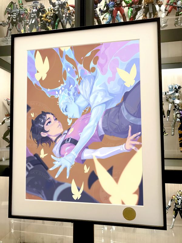 【海外代購】星空 《黃昏》無畏契約永生者VALORANT瓦羅蘭特動畫二次元裝飾畫 
